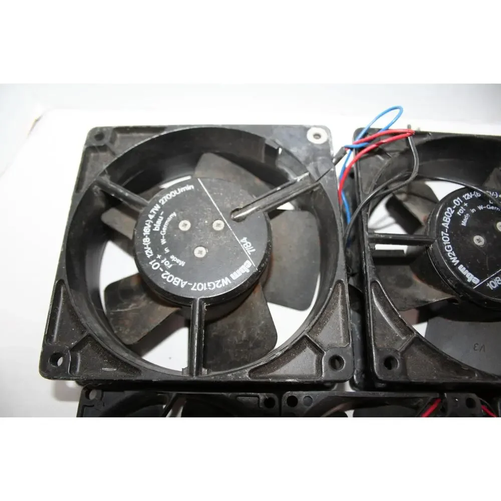 Lot of 9 D/C Fans Computer Generator Cooling Work